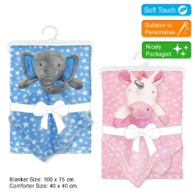 Baby Blanket & Comforter Set